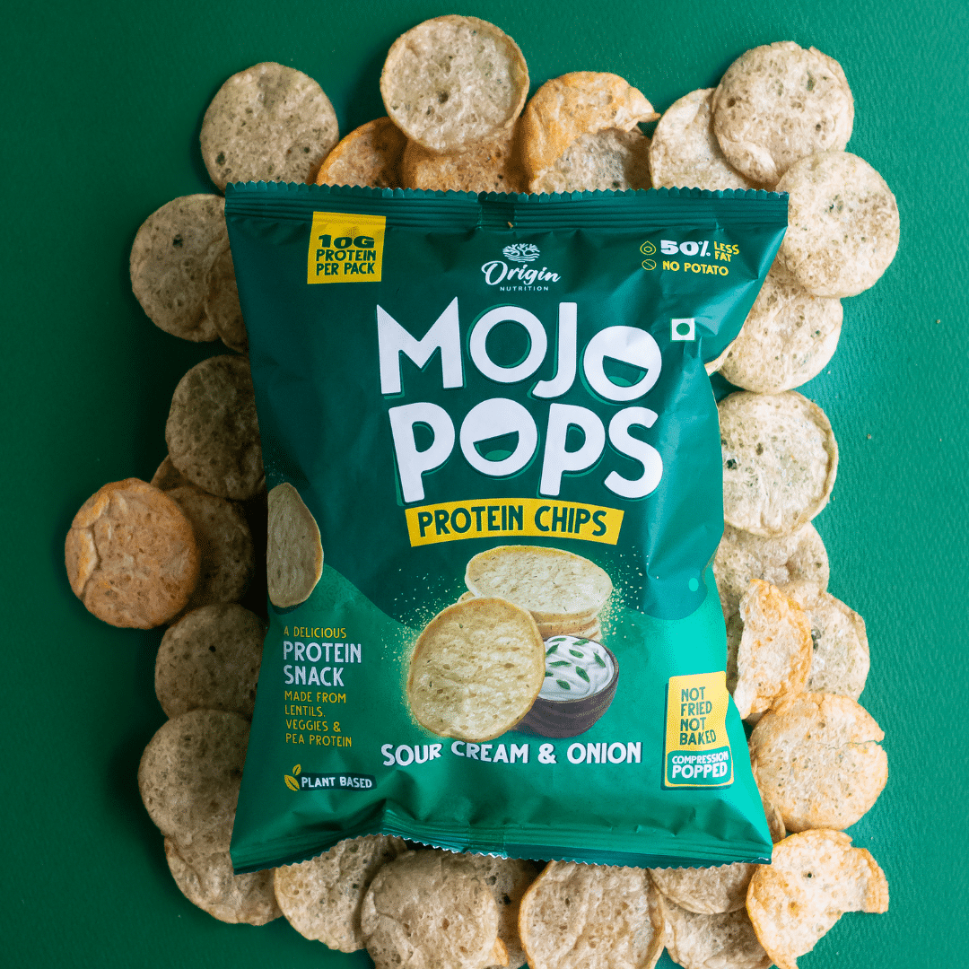 Mojo Pops Protein Chips - Sour Cream & Onion (Pack of 6)