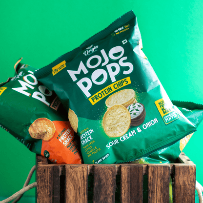 Mojo Pops Protein Chips - Sour Cream & Onion (Pack of 6)