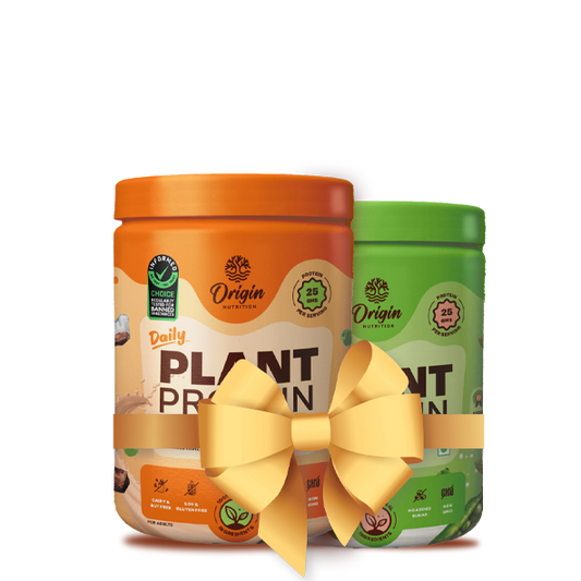 Daily Plant Protein - Combo Chocolate & Unflavored (Jar)