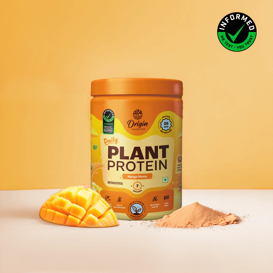 Daily Plant Protein Powder - Mango Mania (Jar)