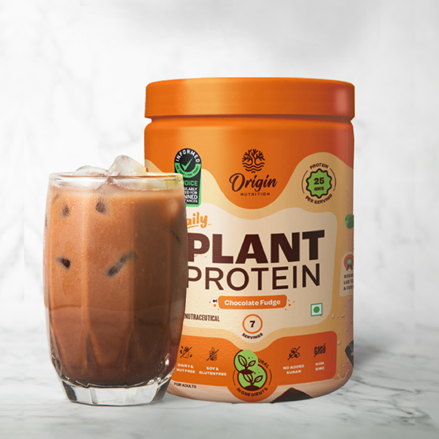 Daily Plant Protein - Chocolate Fudge (Jar)